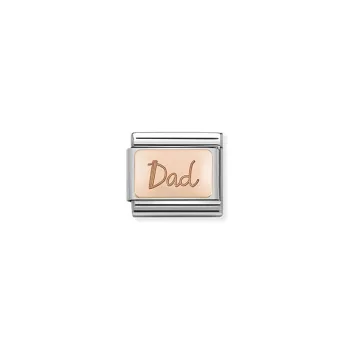 COMPOSABLE Classic PLATES rosegold charm Dad
