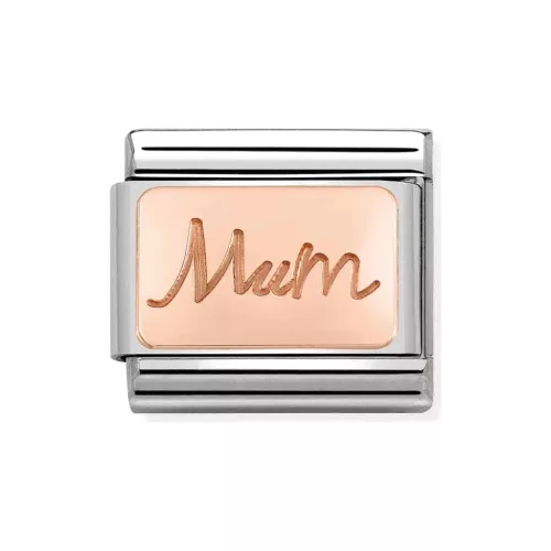 COMPOSABLE Classic PLATES rosegold charm Mum