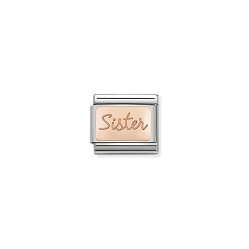 COMPOSABLE Classic PLATES rosegold charm Sister