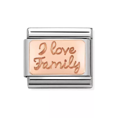 COMPOSABLE Classic PLATES rosegold charm FAMILY