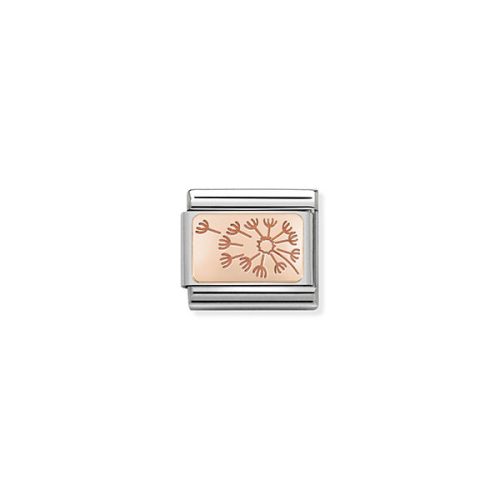 COMPOSABLE Classic PLATES rosegold charm Dandeliom