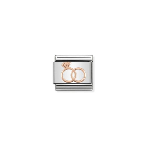 COMPOSABLE Classic SYMBOLS ezüst charm rosegold Marriage Rings