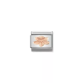 COMPOSABLE Classic SYMBOLS ezüst charm rosegold Daffodil