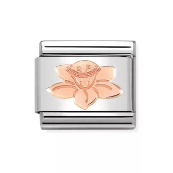 COMPOSABLE Classic SYMBOLS ezüst charm rosegold Daffodil