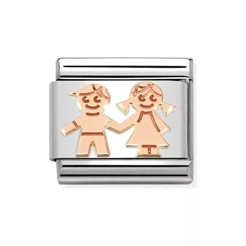 COMPOSABLE Classic SYMBOLS ezüst charm rosegold Siblings
