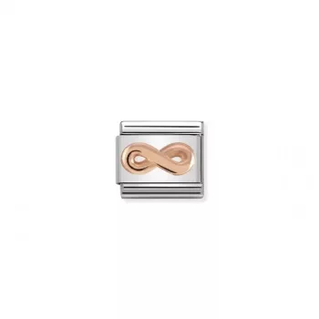   COMPOSABLE Classic RELIEF SYMBOLS ezüst charm rosegold Infinity