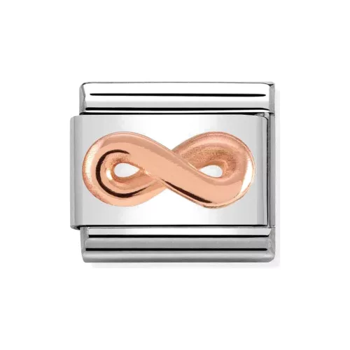 COMPOSABLE Classic RELIEF SYMBOLS ezüst charm rosegold Infinity
