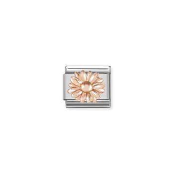   COMPOSABLE Classic RELIEF SYMBOLS ezüst charm rosegold Daisy