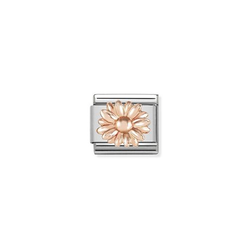 COMPOSABLE Classic RELIEF SYMBOLS ezüst charm rosegold Daisy