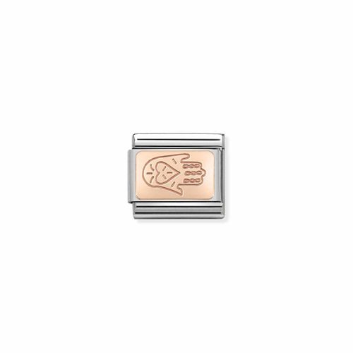 COMPOSABLE Classic SYMBOLS PLATE rosegold charm Hand of Fatima