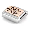 COMPOSABLE Classic PLATES rosegold charm Dad