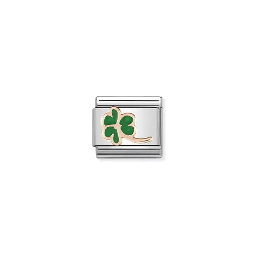 COMPOSABLE Classic SYMBOLS ezüst charm rosegold Clover