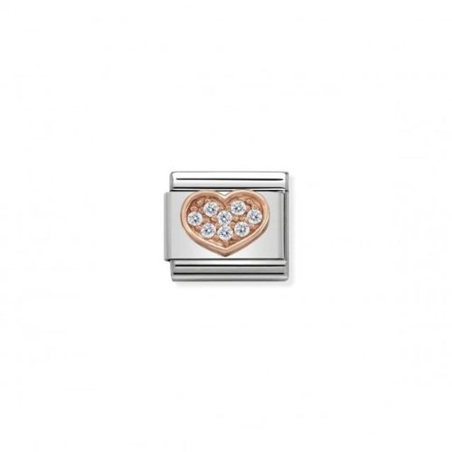 COMPOSABLE Classic Symbols ezüst charm rosegold Heart 