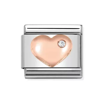 COMPOSABLE Classic Symbols ezüst charm rosegold Heart