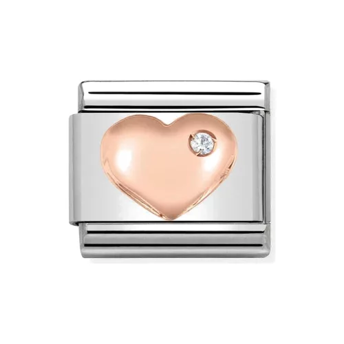 COMPOSABLE Classic Symbols ezüst charm rosegold Heart