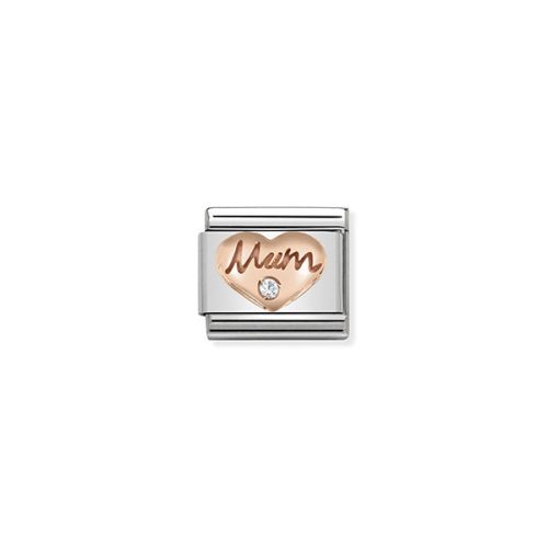 COMPOSABLE Classic Symbols ezüst charm rosegold Mum Heart