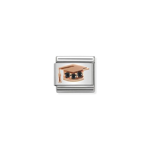 COMPOSABLE Classic Symbols ezüst charm rosegold Graduation