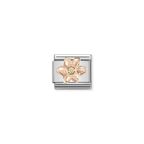 COMPOSABLE Classic Symbols ezüst charm rosegold Fdaffodil