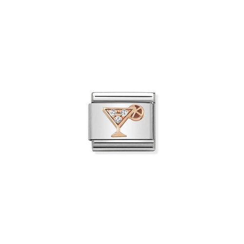 COMPOSABLE Classic Symbols ezüst charm rosegold Coctail 