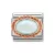 COMPOSABLE Classic RICH SETTING STONE ezüst charm White Opal