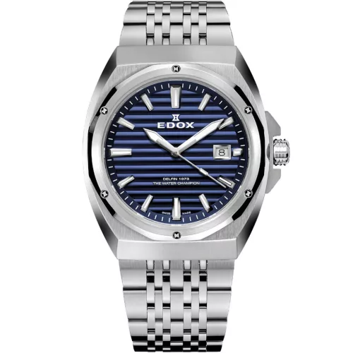 Edox Delfin 1973 41 mm kvarc karóra 53032 3M BUIN