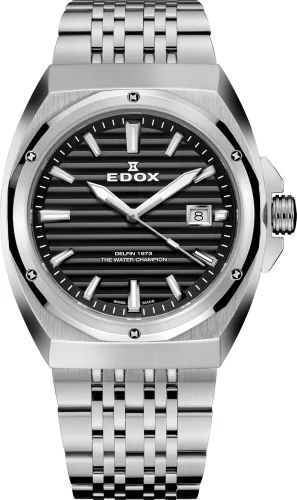 Edox Delfin 1973 41 mm kvarc karóra 53032 3M NIN