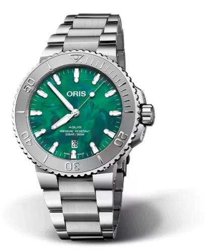 Oris x Bracenet Aquis Férfi karóra  0173377304137-0782405PEB