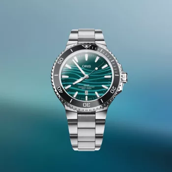   Oris Aquis Yangtze Jiangtun Limited Edition 43,5 mm karóra 01 733 7789 4197-SET