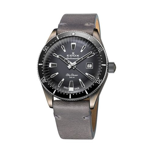 Edox Skydiver Vintage Limited Ruthenium