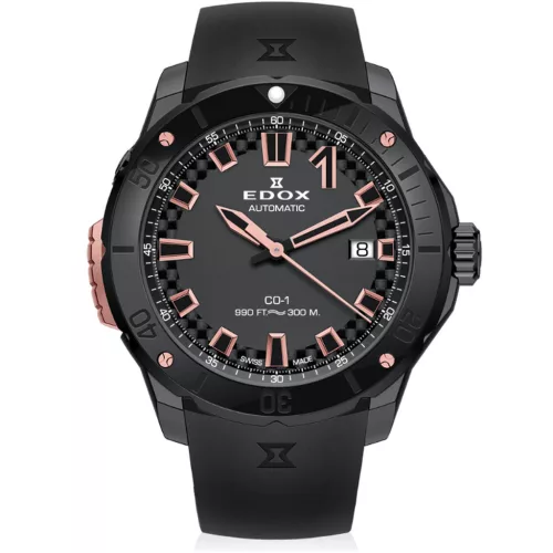 Edox CO-1 Date Automatic férfi karóra 80137-37GNR-CANR