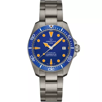   Certina DS Action Diver 38 mm Titanium Powermatic 80 karóra C048.807.44.041.00