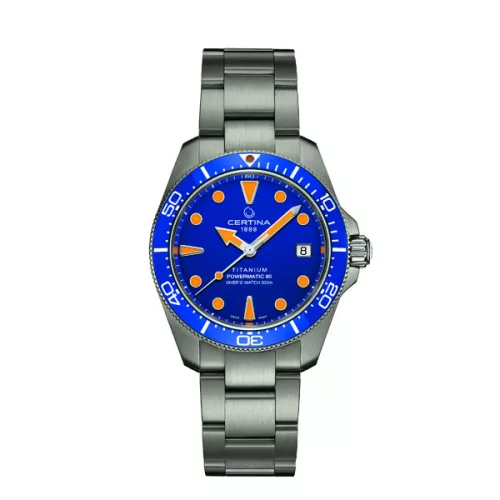 Certina DS Action Diver 38 mm Titanium Powermatic 80 karóra C048.807.44.041.00