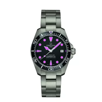  Certina DS Action Diver 38 mm Titanium Powermatic 80 karóra C048.807.44.051.01 