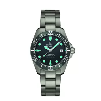   Certina DS Action Diver 38 mm Titanium Powermatic 80 karóra C048.807.44.081.00 