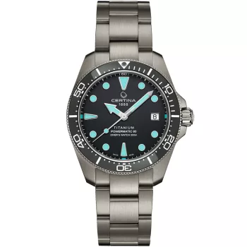   Certina DS Action Diver 38 mm Titanium Powermatic 80 karóra C048.807.44.081.00 