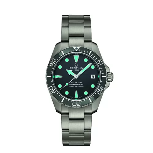 Certina DS Action Diver 38 mm Titanium Powermatic 80 karóra C048.807.44.081.00 