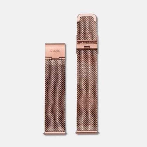 CLUSE Strap 18 mm Mesh, Rose Gold/ Rose Gold Női óraszíj