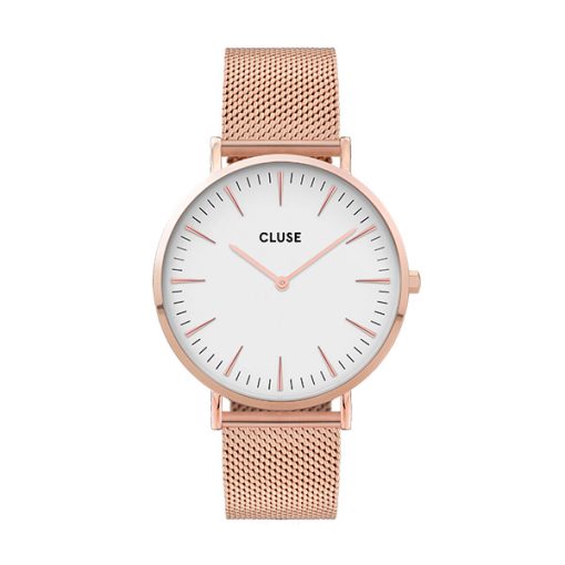 CLUSE Női karóra Cluse óra – La Bohéme: Rosegold mesh szíjas karóra | Rose