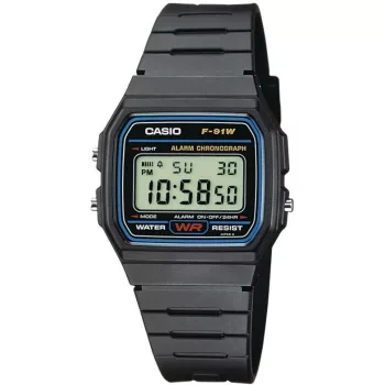 Casio Retro Unisex karóra F-91W-1YEG
