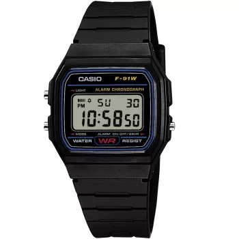 Casio Retro Unisex karóra F-91W-1YEG
