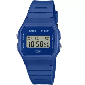Casio Retro unisex karóra F-91WB-2A1EF