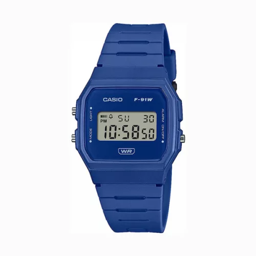 Casio Retro unisex karóra F-91WB-2A1EF
