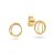 Jackie Gold arany fülbevaló JKE25.551