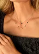 Jackie Gold arany nyaklánc topázzal JKN21.158
