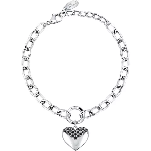 Karl Lagerfeld Pave amour női karkötő KLBJW06