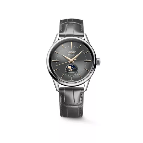 Longines Flagship Heritage Moonphase férfi óra L4.815.4.52.2
