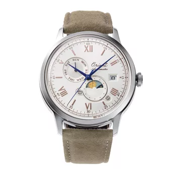   Orient Bambino Sun and Moon 75th anniversary limited edition karóra RA-AK0808S