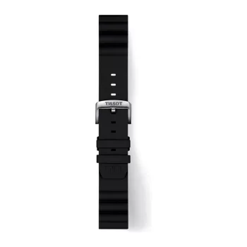 Tissot Official Fekete Szilikon szíj 22 mm T852047179
