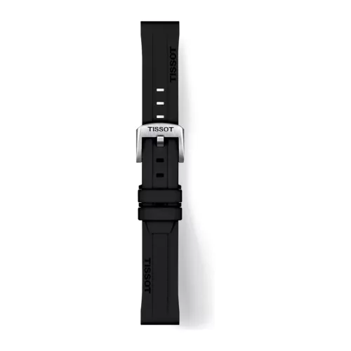 Tissot Official Fekete Szilikon szíj 18 mm T852047455
