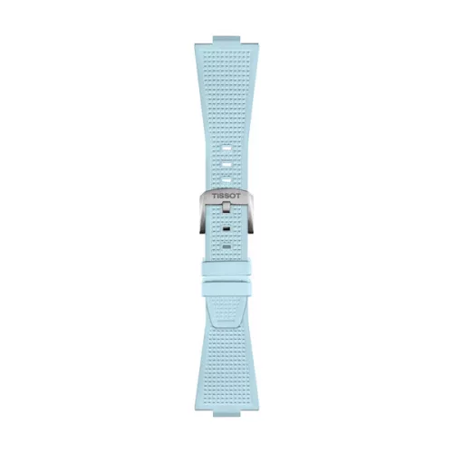 Tissot Official PRX Világos Kék Gumi Szíj T852050985